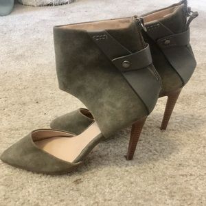 Joe’s Jeans Leather Ankle Strap D’Orsay Heels